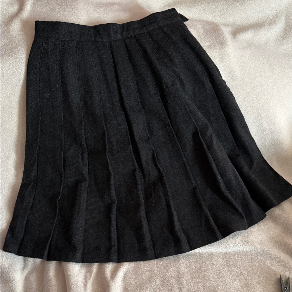 Sag Harbor Black A-Line Skirt Vintage - Picture 6 of 6